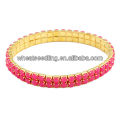 Double Lined Elastic pavimentar resina com cercadura Pulseiras com Multicolorido 110102128